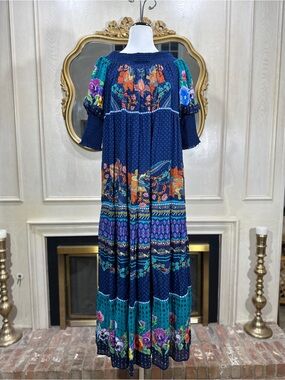 Blank London Dress Size M Boho Chic Folkloric Maximalist
